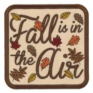 Picture of Fall In Air Coaster Machine Embroidery Design