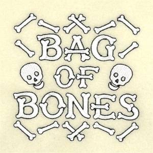 Picture of Bag Of Bones Machine Embroidery Design