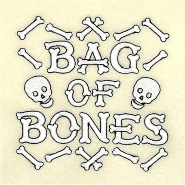 Picture of Bag Of Bones Machine Embroidery Design