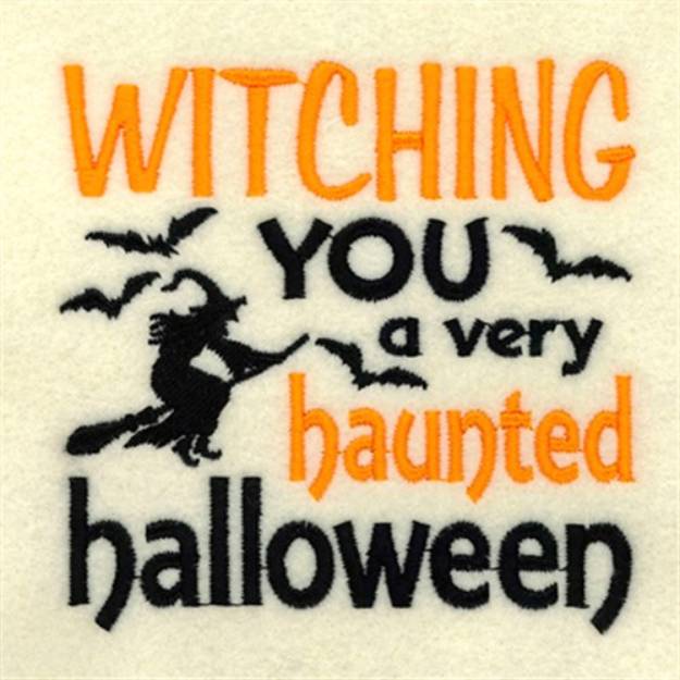 Picture of Haunted Halloween Machine Embroidery Design