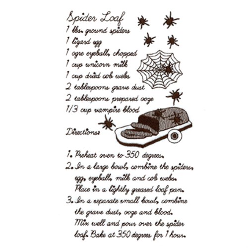 Spider Loaf Machine Embroidery Design