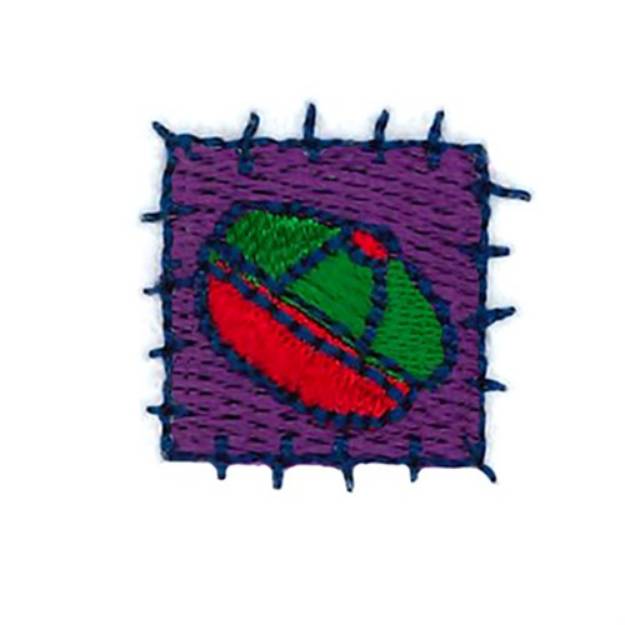 Picture of Little Jack Horner Hat Patch Machine Embroidery Design