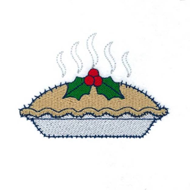 Picture of Little Jack Horner Christmas Pie Machine Embroidery Design