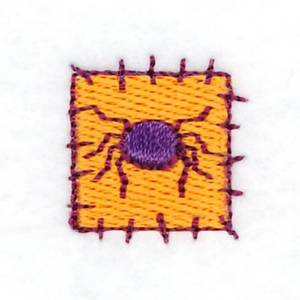 Picture of Little Miss Muffet Spider Patch Machine Embroidery Design