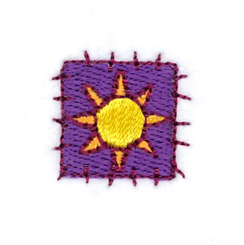 Little Miss Muffet Sun Patch Machine Embroidery Design
