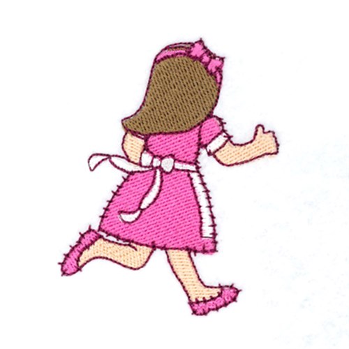 Little Miss Muffet Running Machine Embroidery Design
