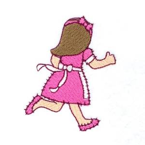 Picture of Little Miss Muffet Running Machine Embroidery Design