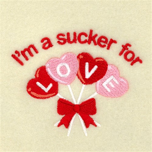 Sucker For Love Machine Embroidery Design