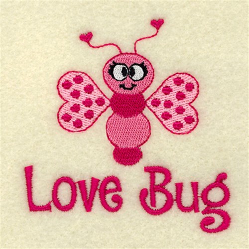 Love Bug Machine Embroidery Design