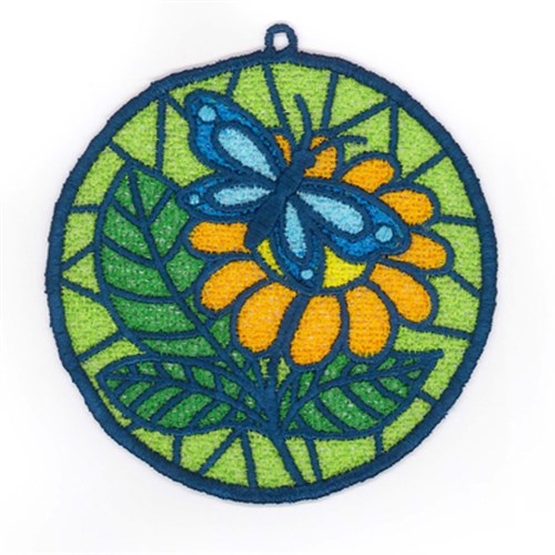 FSL Summer Sun Catcher Machine Embroidery Design