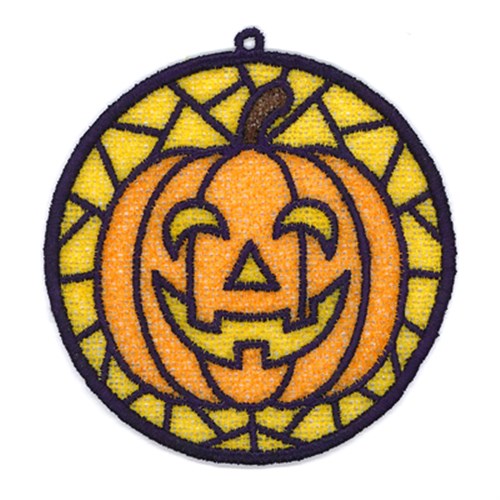 FSL Halloween Sun Catcher Machine Embroidery Design