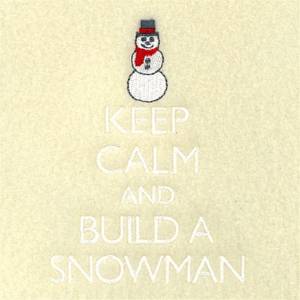 Picture of Build A Snowman! Machine Embroidery Design