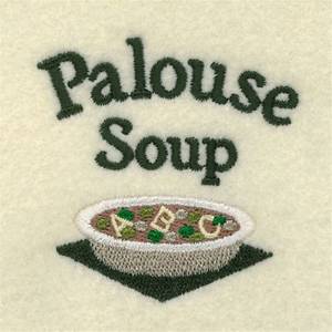 Picture of Palouse Soup Label Machine Embroidery Design