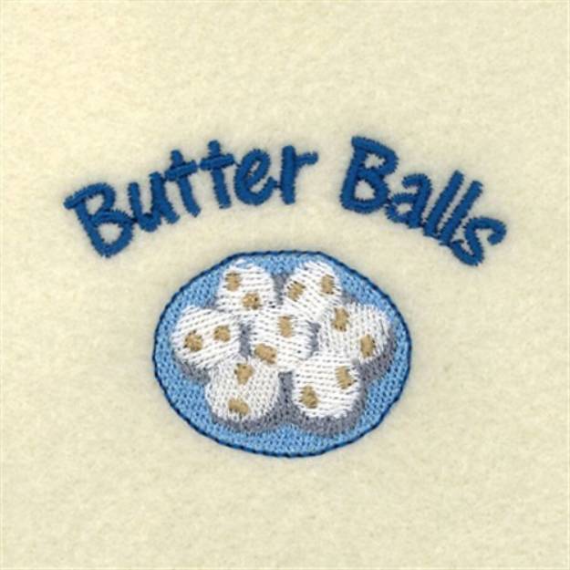 Picture of Butter Ball Cookies Machine Embroidery Design