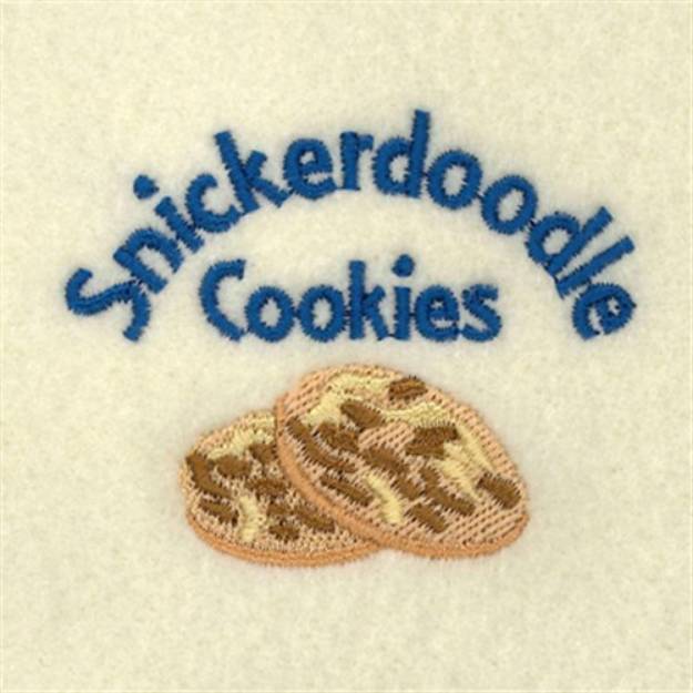 Picture of Snickerdoodle Cookies Machine Embroidery Design