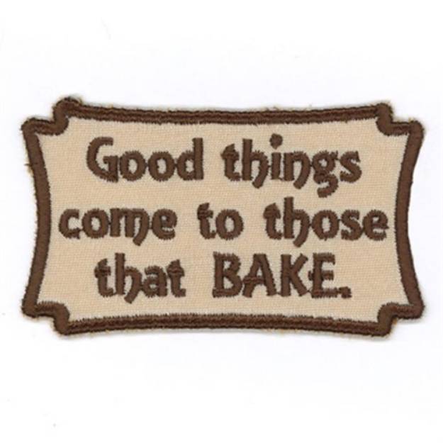 Picture of Good Things Towel Applique Machine Embroidery Design