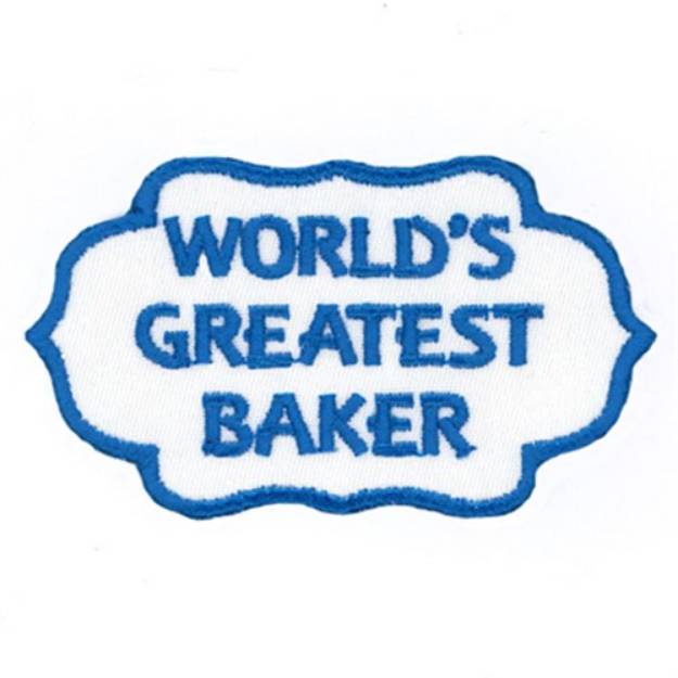 Picture of Greatest Baker Towel Applique Machine Embroidery Design