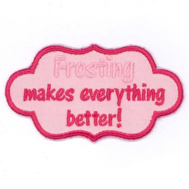 Picture of Frosting Towel Applique Machine Embroidery Design