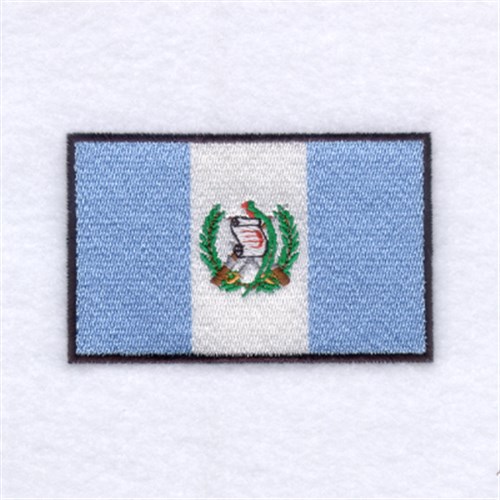 Guatemala Flag Machine Embroidery Design