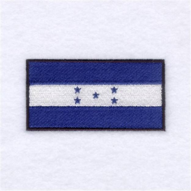 Picture of Honduras Flag Machine Embroidery Design
