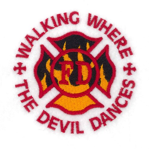 Walking Where the Devil Dances Machine Embroidery Design