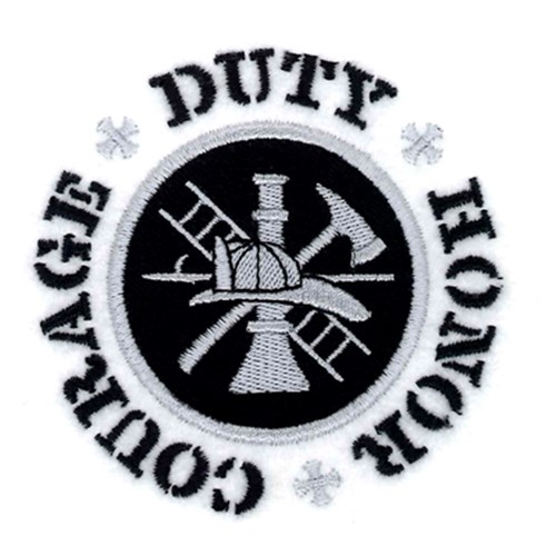 Duty Honor Courage Machine Embroidery Design