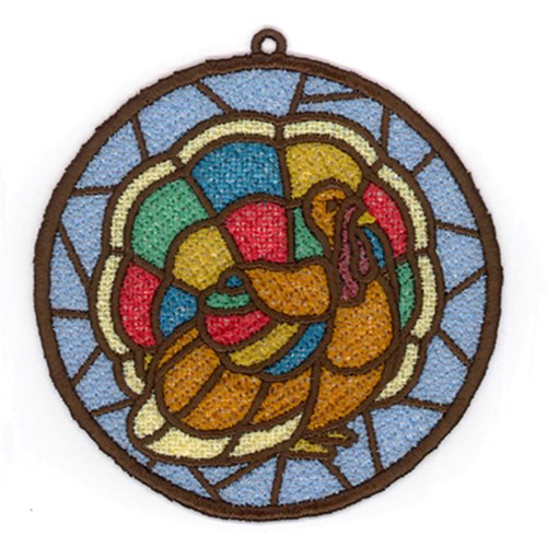 Turkey FSL Sun Catchers Machine Embroidery Design