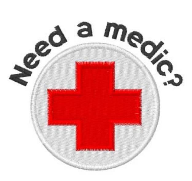 Picture of Need a Medic? Machine Embroidery Design