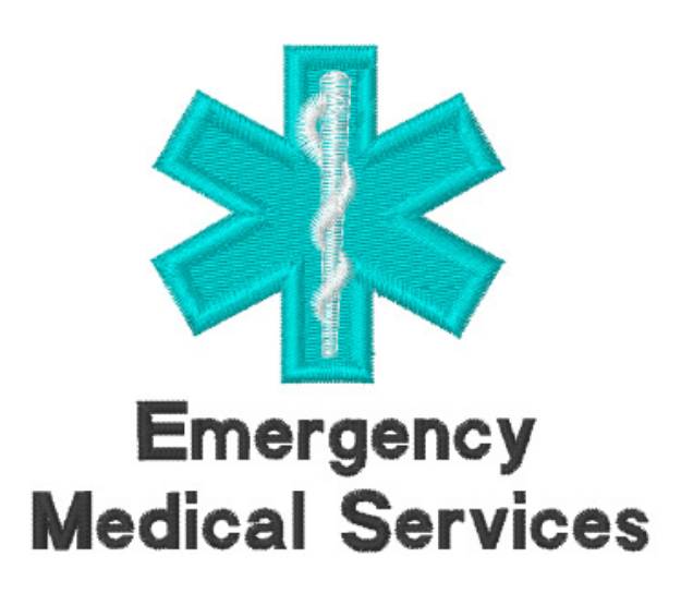 Picture of Emergency Medical Services Machine Embroidery Design