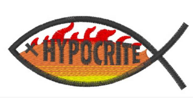 Picture of Hypocrite Machine Embroidery Design