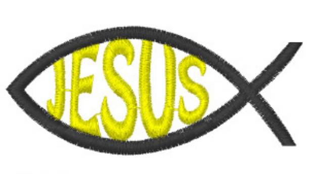 Picture of Jesus Machine Embroidery Design