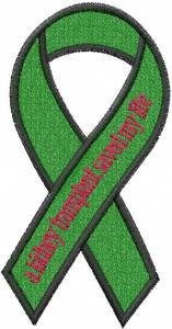Picture of Kidney Transplant Ribbon Machine Embroidery Design