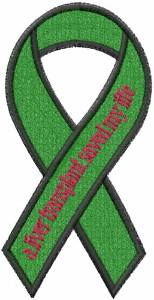 Picture of Liver Transplant Ribbon Machine Embroidery Design