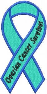 Picture of Ovarian Cancer Survivor Machine Embroidery Design