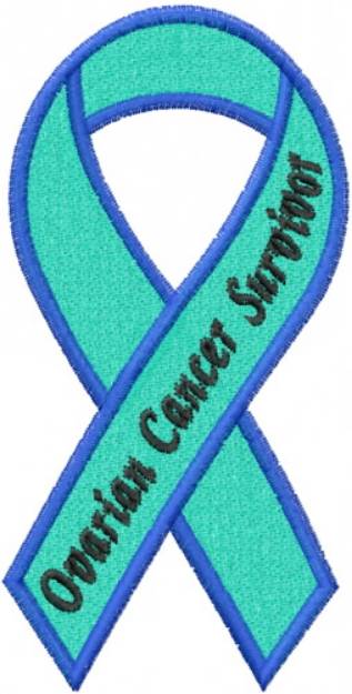 Picture of Ovarian Cancer Survivor Machine Embroidery Design