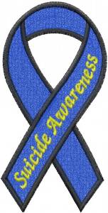 Picture of Suicide Awareness Machine Embroidery Design