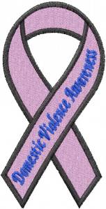 Picture of Domestic Violence Awareness Machine Embroidery Design