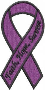 Picture of Faith Hope Survive Machine Embroidery Design
