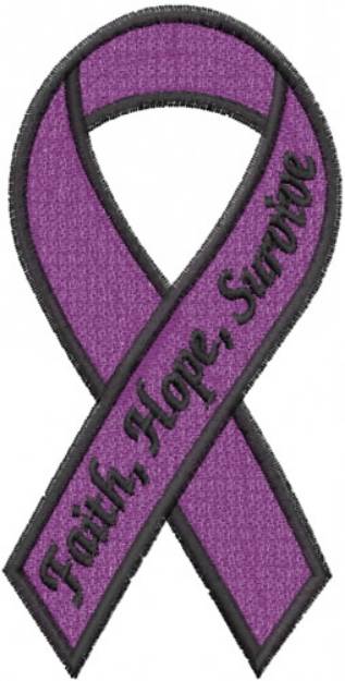 Picture of Faith Hope Survive Machine Embroidery Design