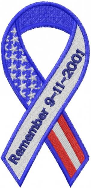 Picture of Remember 9-11-2001 Machine Embroidery Design