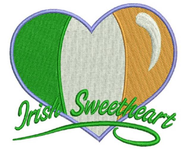Picture of Irish Sweetheart Machine Embroidery Design