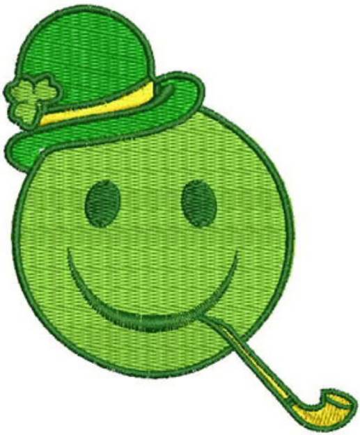 Picture of Irish Smiley Face Machine Embroidery Design