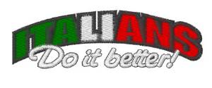 Picture of Italians Do It Better Machine Embroidery Design