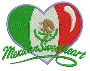 Picture of Mexican Sweetheart Machine Embroidery Design