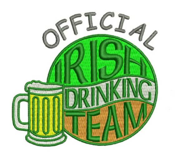 Picture of Irish Drinking Team Machine Embroidery Design
