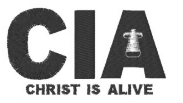 Picture of Christ Is Alive Machine Embroidery Design