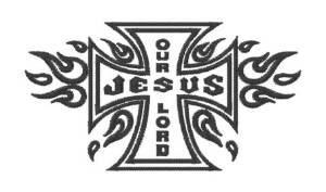Picture of Jesus Cross Machine Embroidery Design