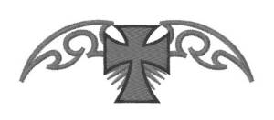 Picture of Christian Cross Machine Embroidery Design