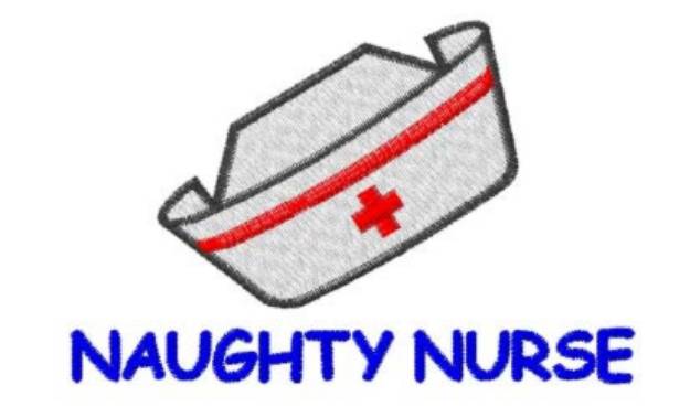 Picture of Naughty Nurse Cap Machine Embroidery Design
