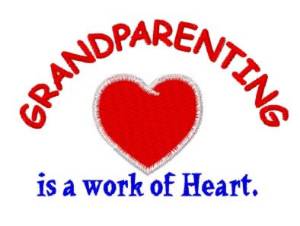 Picture of Grandparenting Work of Heart Machine Embroidery Design